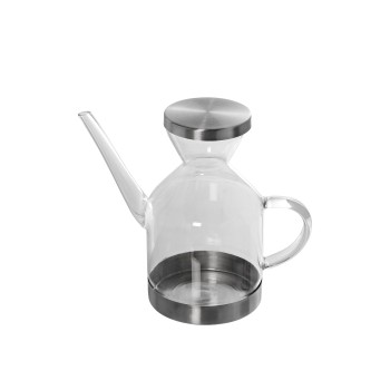 Aceitera Cristal C/asa Base Ytapa Acero 350 Ml. 16x8x14cm