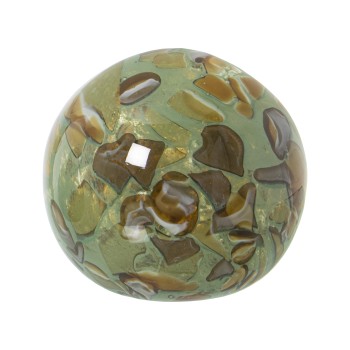 Bola Cristal Verde Tierra Ø9,5cm