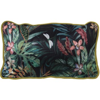 Cuscino In Velluto Con Zip - 50x30cm- 50x30cm