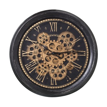 Reloj De Pared Ø36cm C/movimiento Acrílico Ø36x7cm, Pilas:3xaa No Inclui