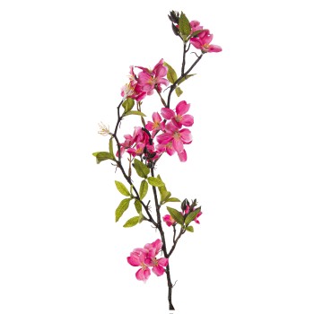 Rami Con Fiori Rose - 79cm - Gomma Eva E Carta _79cm