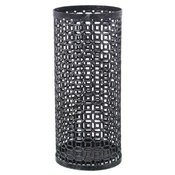 Paragüero Metal Plateado Ø20x45cm