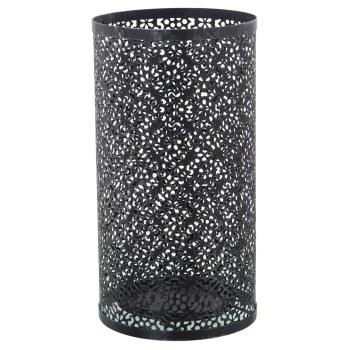 Silver Metal Umbrella Stand- Ø24x45cm
