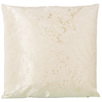 Cuscino In Poliestere Con Zip - Crema - 43x43cm- 43x43cm