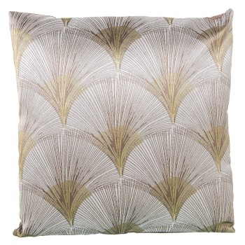 Coussin Déhoussable En Polyester - Jaune - 43x43cm- 43x43cm