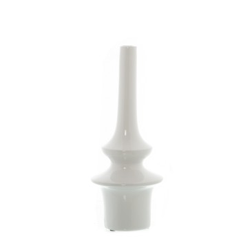 White Ceramic Vase - 43cm- Ø17,5x43cm
