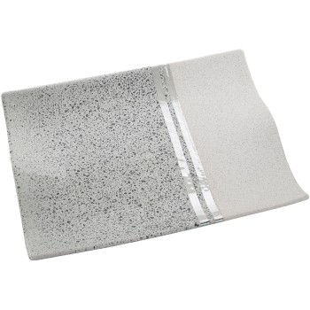 Silver And White Ceramic Centerpiece- 33x24x4cm