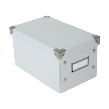 Caja Cartón Plegable Blanca 26x16x14cm