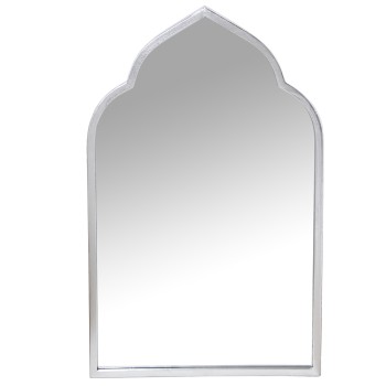 Silver Metal Mirror- 61x3x100cm