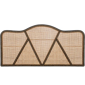 Cabecero Cama Ratan Madera 161x2,5x80cm