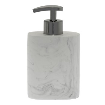 Dosificador Baño Acrílico Acabado Mármol 8,5x5,5x15,5cm