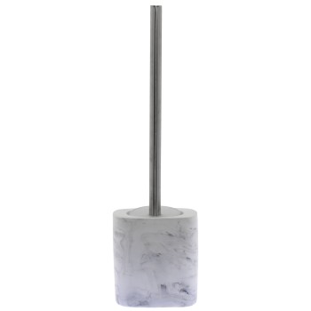 Finishing Marble Acrylic Toilet Brush And Holder- _11,5x9,5x40,5cm