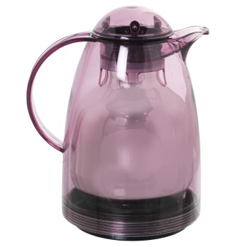 Translucent Purple Pp/glass Thermos Jug 1l Bpa Free- _19x15x24cm, Libre De Bpa