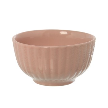Cuenco Ceramica Rosa Øsup.14x7,5cm-500ml