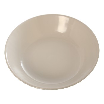 Plato Hondo Ceramica Beige Ø22,5x5cm