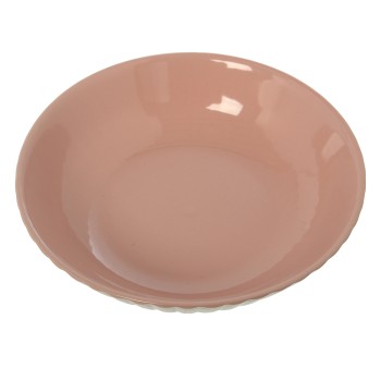 Pink Ceramic Soup Plates _ø22,5x5cm