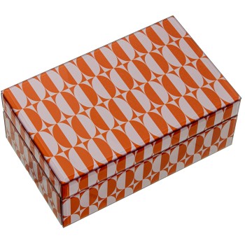 Joyero Cristal Ovalos 21x13x8,5cm