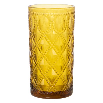 Mustard Glass Tall Glasses - 400ml Ø7,5x14cm, Apto Lavavajillas
