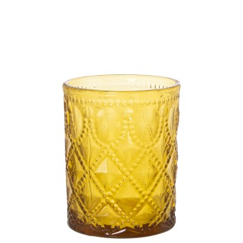 Mustard Glass Small Glasses - 300ml Ø8x10cm, Apto Lavavajillas