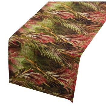 Camino De Mesa Terciopelo Estampado 33x180 Cm