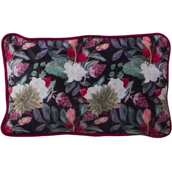Printed Velvet Pillow With Zip - 50x30cm- 30x50cm