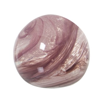 Sfera In Vetro - Rosa Terra- Ø10cm
