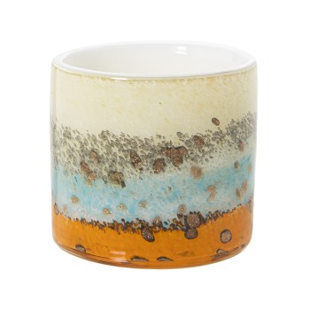 Portacandele In Vetro Ø10x10cm