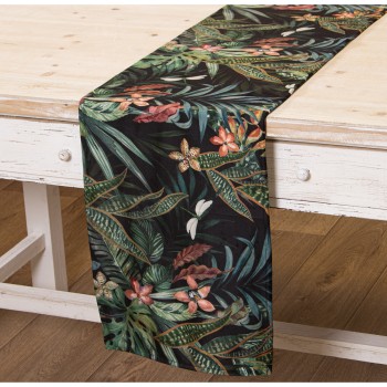 Chemin De Table Rectangulaire En Velours - 33x180cm- 33x180cm