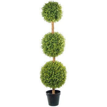 Planta Artificial Arbol Del Dinero-3 Bolas 165cm 165cm Alt. Maceta:ø23x21cm