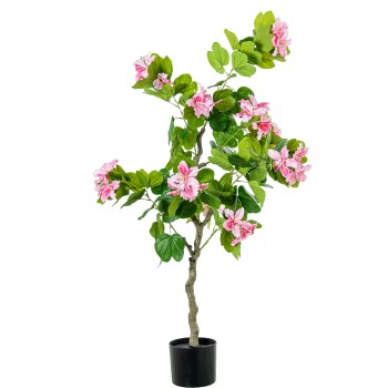 Planta Artificial Arbol Orquideas Rosa 120 Cm 5 Ramos 120 Cm.