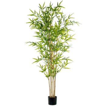 Planta Artificial Bambu 180 Cm 7 Troncos 180 Cm.