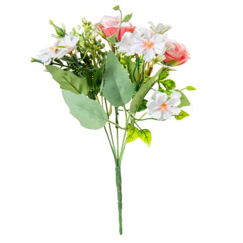 Bouquet Pink Flowers 27cm