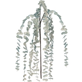 Rami Di Fiori Artificiali - Azzurro - 130cm - Gomma Eva E Carta _130cm