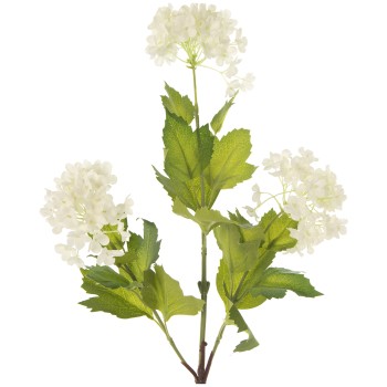 Rameaux De Laurier Tin En Polyester - Blanc _75cm