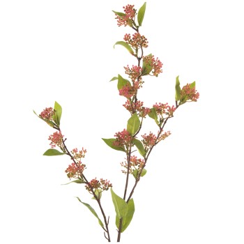 Rama Flor Acebo Poliester Violeta 75cm