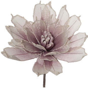 Pink Flowers - 75cm - Polyester + Eva Rubber + Paper Flor:ø30cm, 75cm Alt.