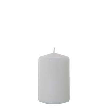 Candele In Cera - 12cm - Bianco Ø8x12cm, Duración 44h. Aprox.