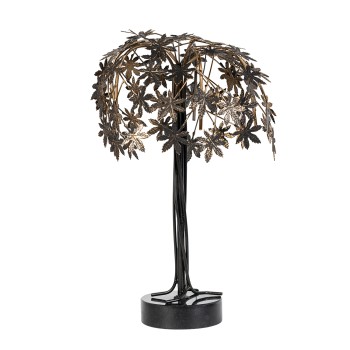 Black Aged / Metal Brass Tree Figure- _22 X 22 X 32