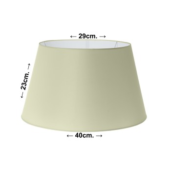 Round Lamp Shades (calico) - 40x29x23cm _ø40xø29x23cm