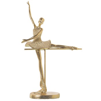 Figura Bailarina Dorada 24x11x37cm