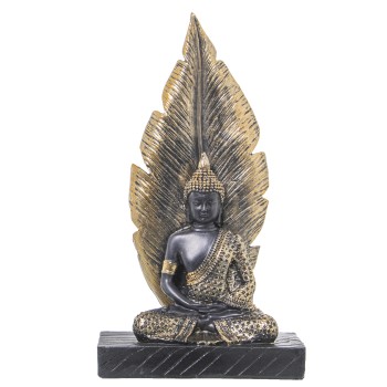 Figura Resina Buda Dorado/marron 15x7x27cm