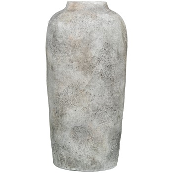 Rustic Grey Ceramic Vase Ø21x43cm