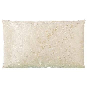 Cream Polyester Pillow With Zip - 30x50cm- 30x50cm