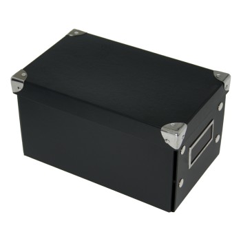 Caja Cartón Plegable Negra 26x16x14cm