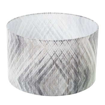 Stamped Cylinder Lamp Shade- Ø40x25cm, Para Bombilla E-27