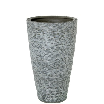 Macetero Cerámica 60cm Verde Ø36x60cm Boca:ø30cm Base:ø20c