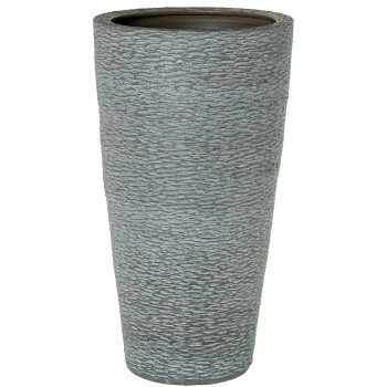 Macetero Cerámica 70cm Verde Ø38x70cm Boca:ø31cm Base:ø25c