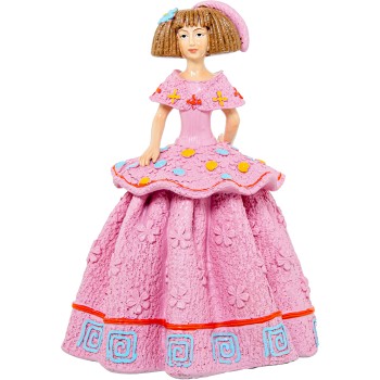 Resin Figure Pink Girl 15x15x21cm
