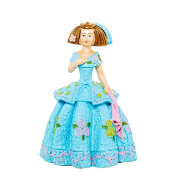 Figura Resina Menina Celeste 20x10x14cm