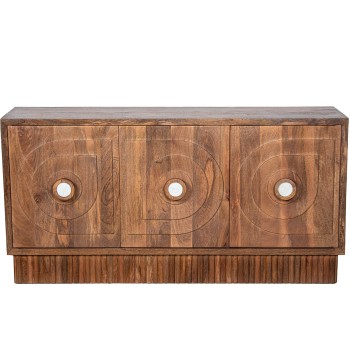 Credenza In Legno Di Mango 2 Ante 150x41x75cm